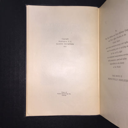 Short History of American Railways - Slason Thompson - 1925