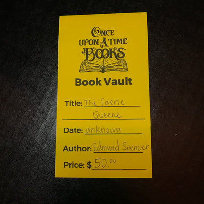 The Faerie Queene - Edmund Spenser - Illustrated - Date Unknown