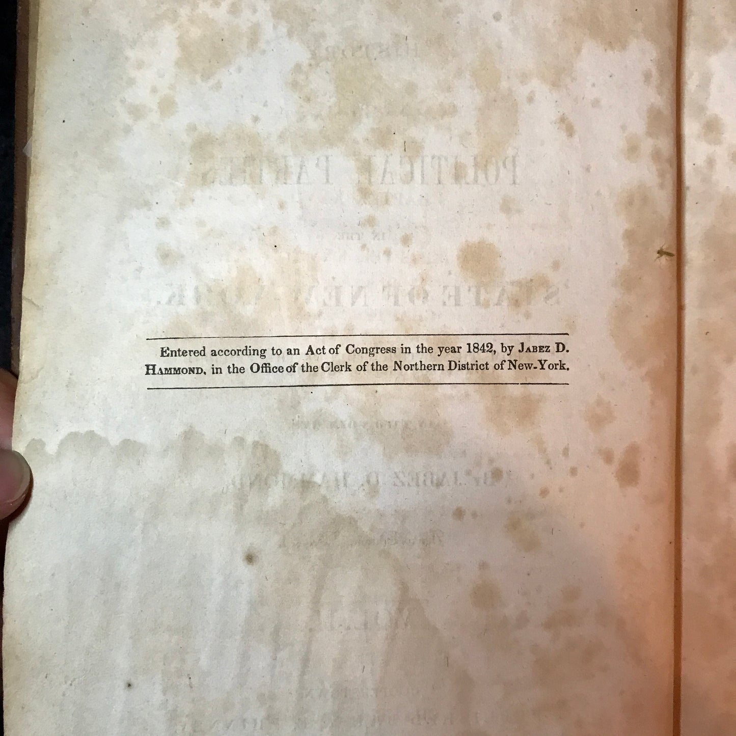 The History of Political Parties in the State of New York - Jabez D. Hammond - Volume 2 - 1844