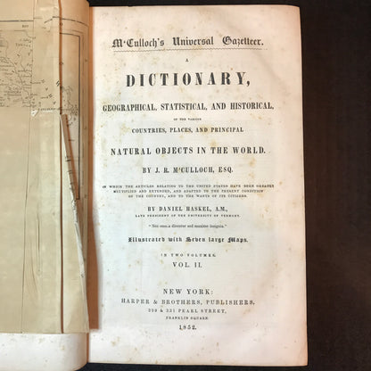 M'Culloch's Geographical Dictionary - J. R. M'Culloch - Volume 2 - 1852