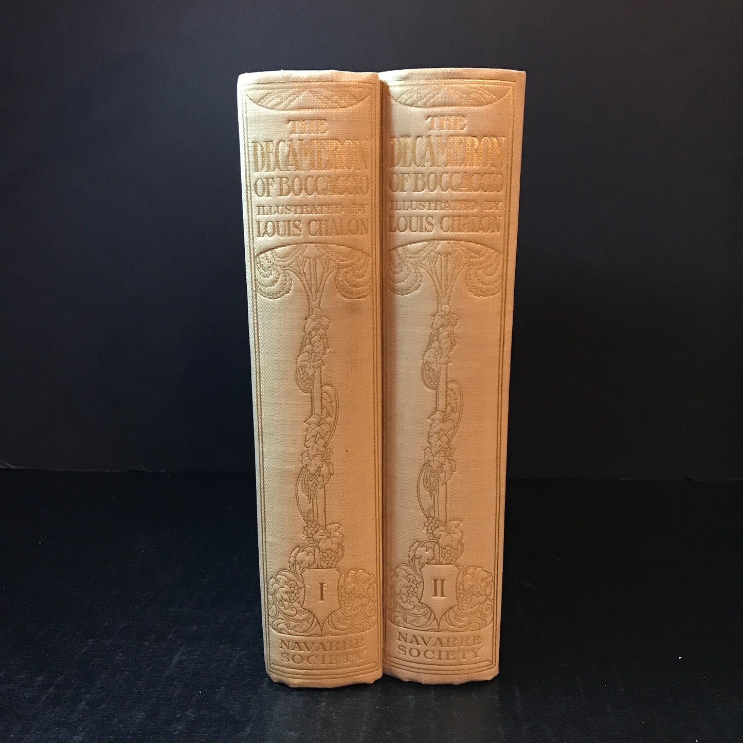 The Decameron of Giovanni Boccaccio - Translated by J. M. Rigg - 2 Volumes - c. 1920's