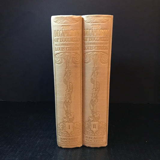 The Decameron of Giovanni Boccaccio - Translated by J. M. Rigg - 2 Volumes - c. 1920's