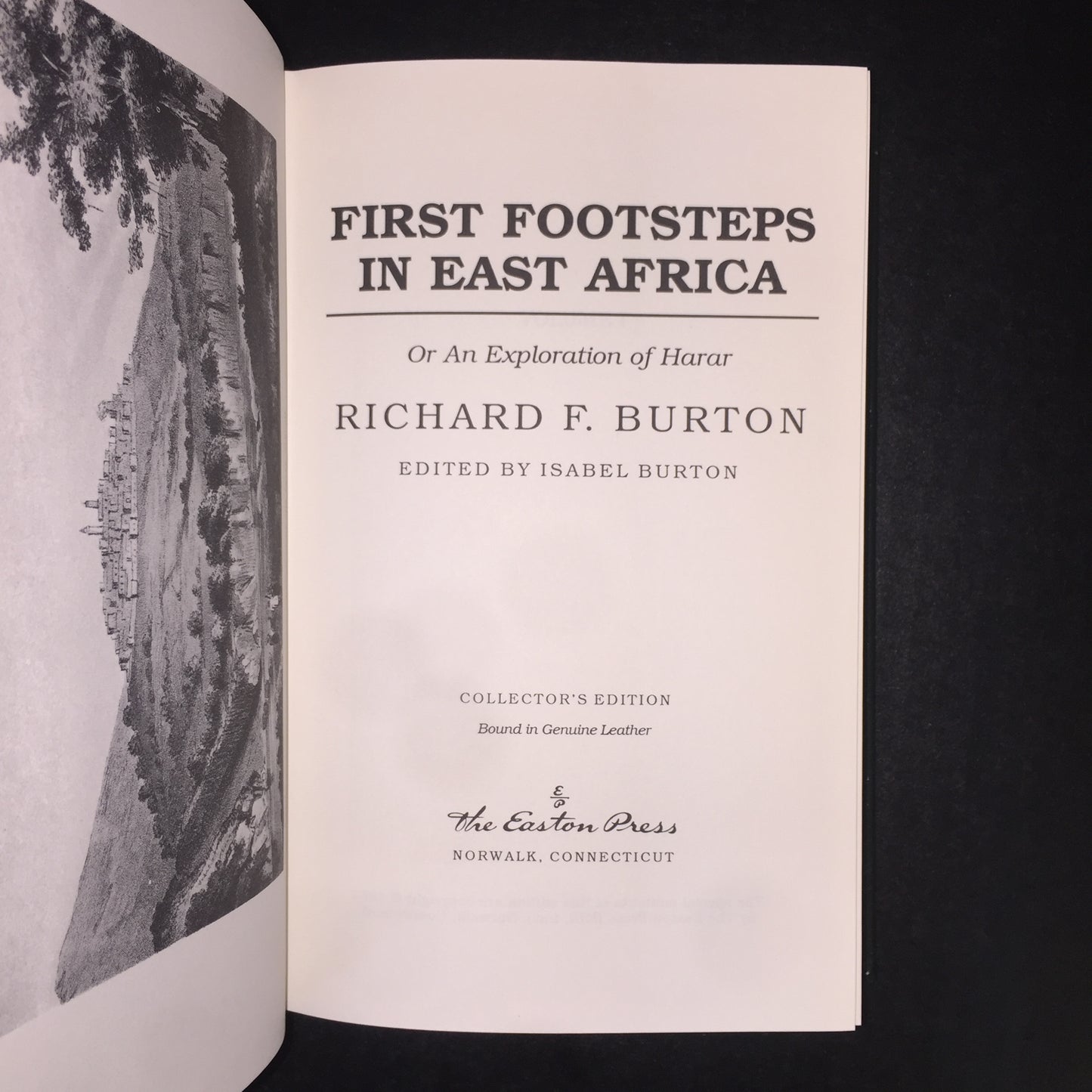 First Footsteps in East Africa - Richard Burton - Easton Press - Edge Wear - 1992