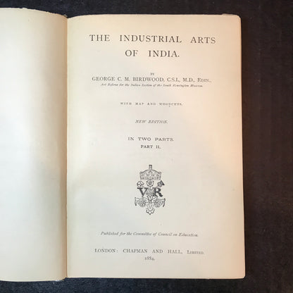 Indian Arts - G. C. M. Birdwood - Part 2 - 1884