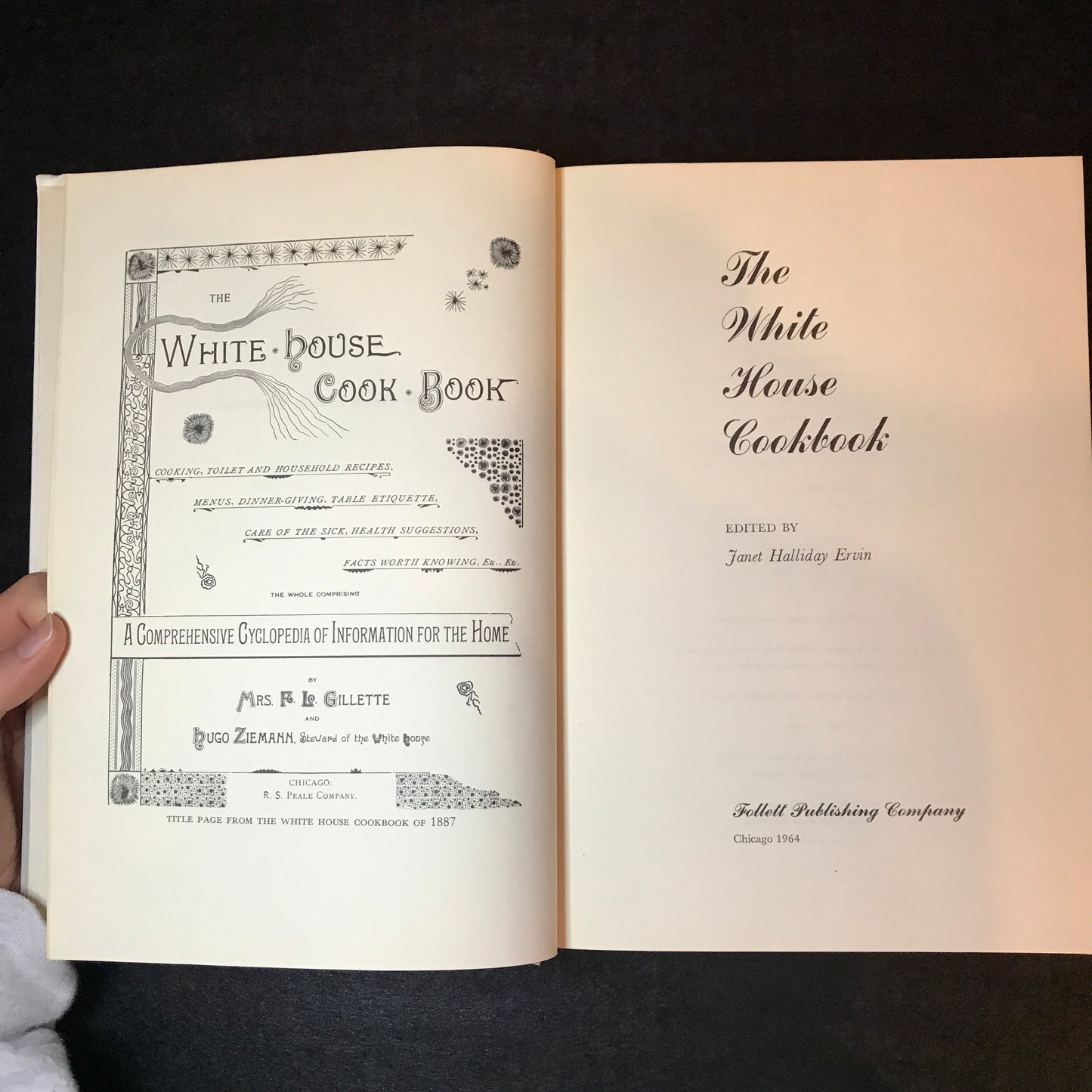 The White House Cookbook - Janet Halliday Ervin - 1964