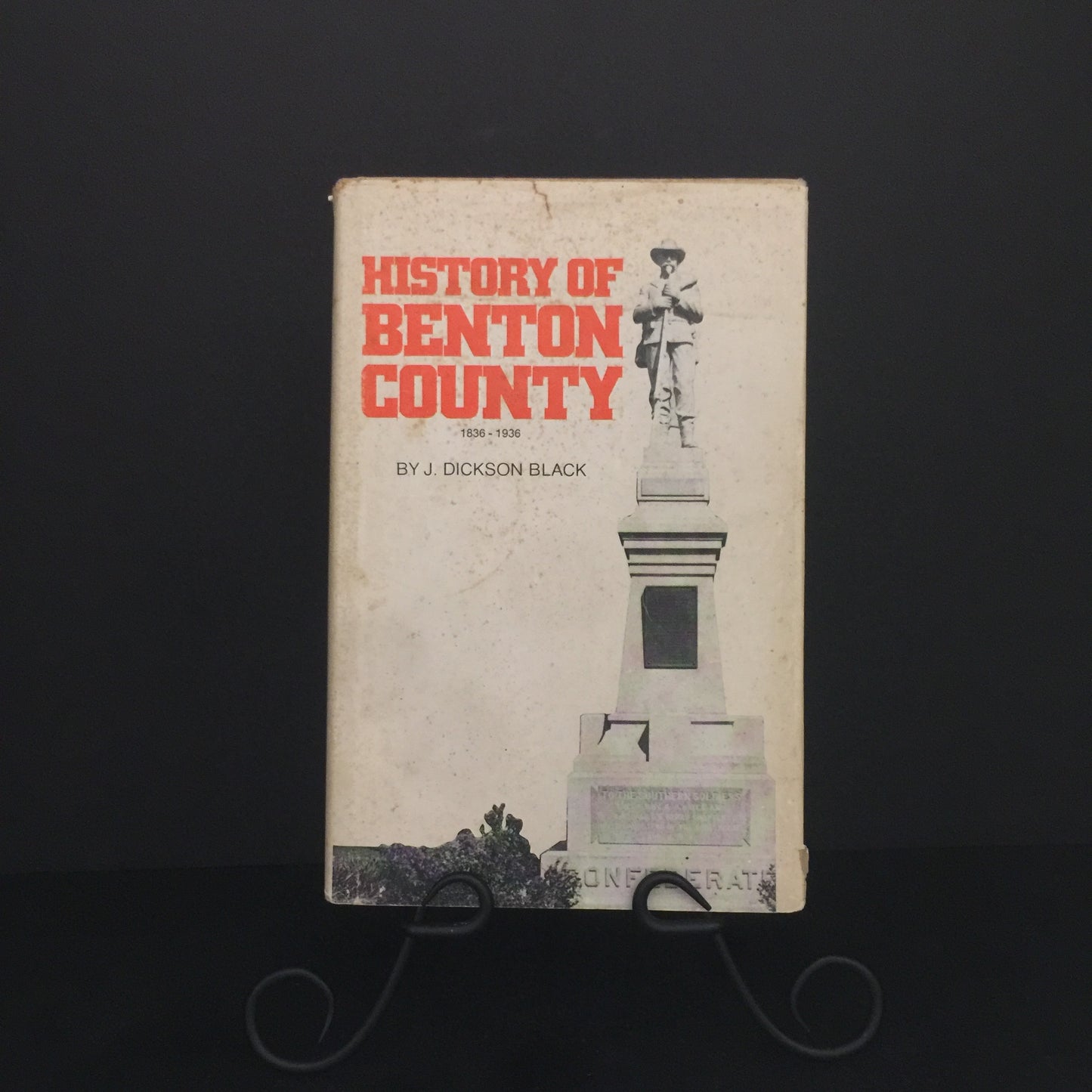 History of Benton County - J. Dickson Black - Signed by Author - 1975