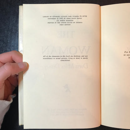 Find the Woman - Doris Miles Disney - 1st Edition - 1962