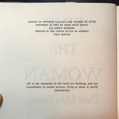 Find the Woman - Doris Miles Disney - 1st Edition - 1962