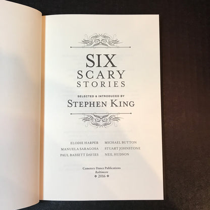 Six Scary Stories - Stephen King - 2016