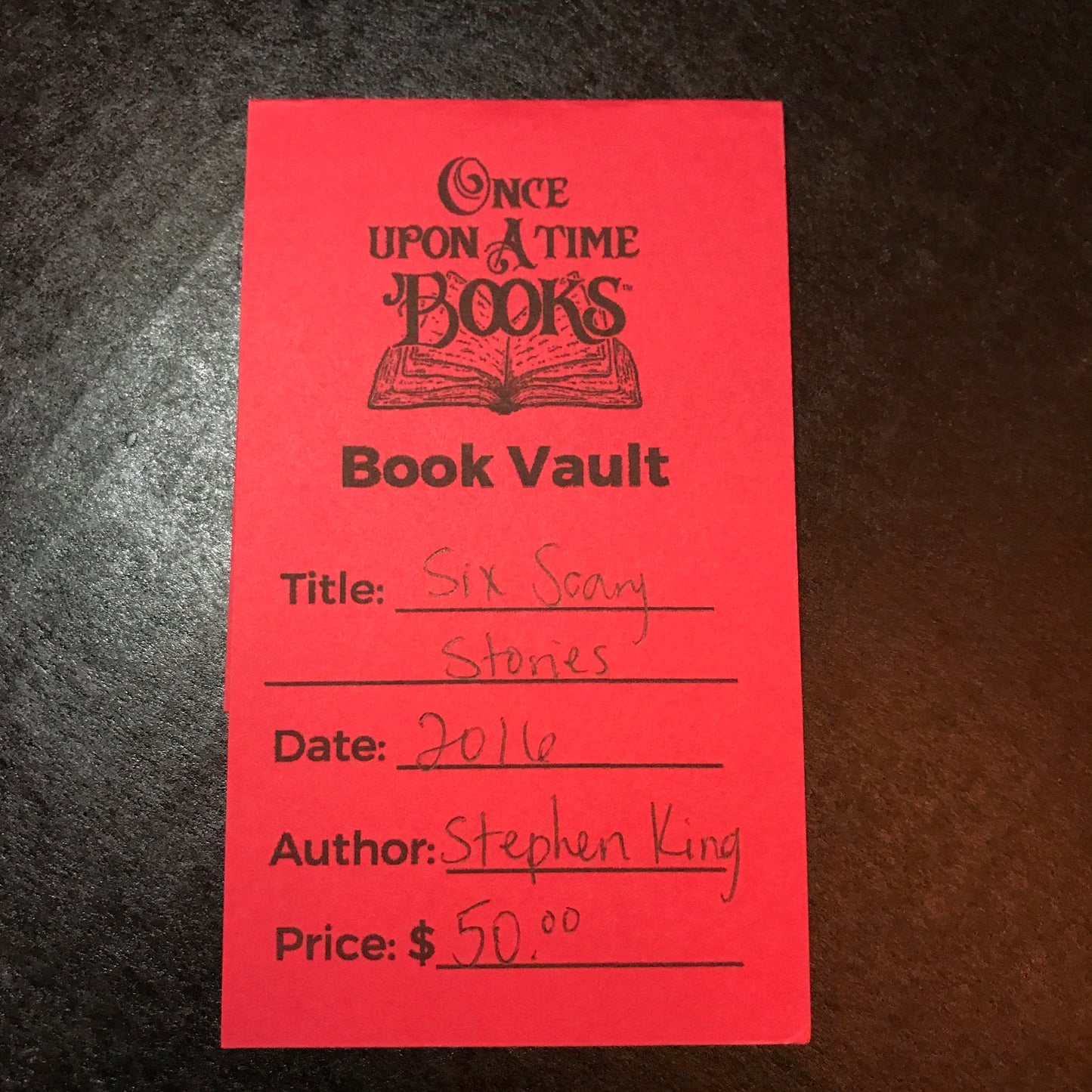 Six Scary Stories - Stephen King - 2016