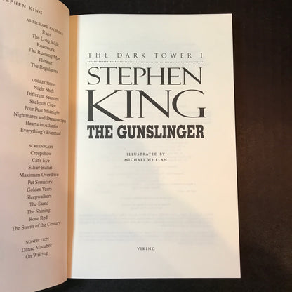 The Gunslinger - Stephen King - 1st Thus - 2003