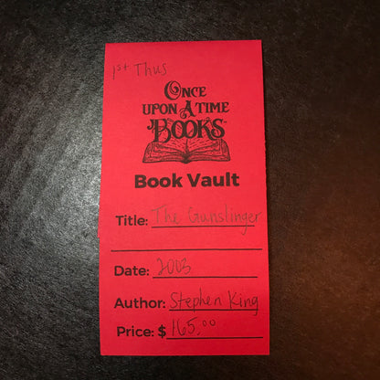 The Gunslinger - Stephen King - 1st Thus - 2003