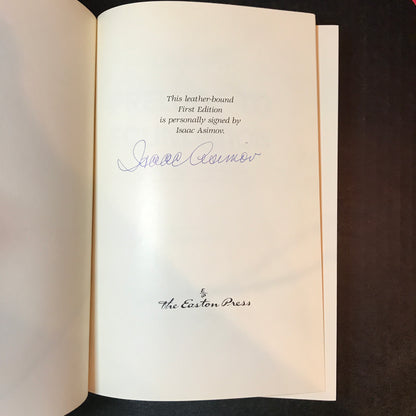 Prelude to Foundation - Isaac Asimov - Signed - 1st Edition - Easton Press - 1988
