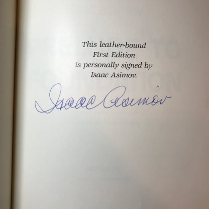 Prelude to Foundation - Isaac Asimov - Signed - 1st Edition - Easton Press - 1988