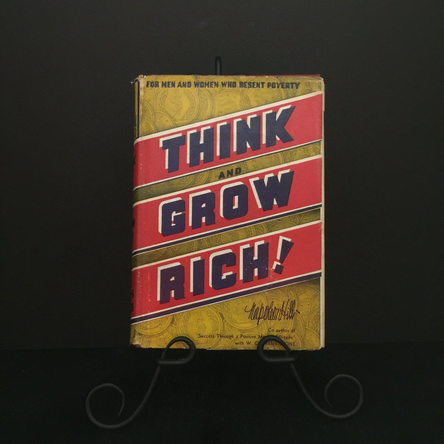 Think and Grow Rich - Napoleon Hill - Very Scarce with Dust Jacket - Thirty Third Printing - 1961