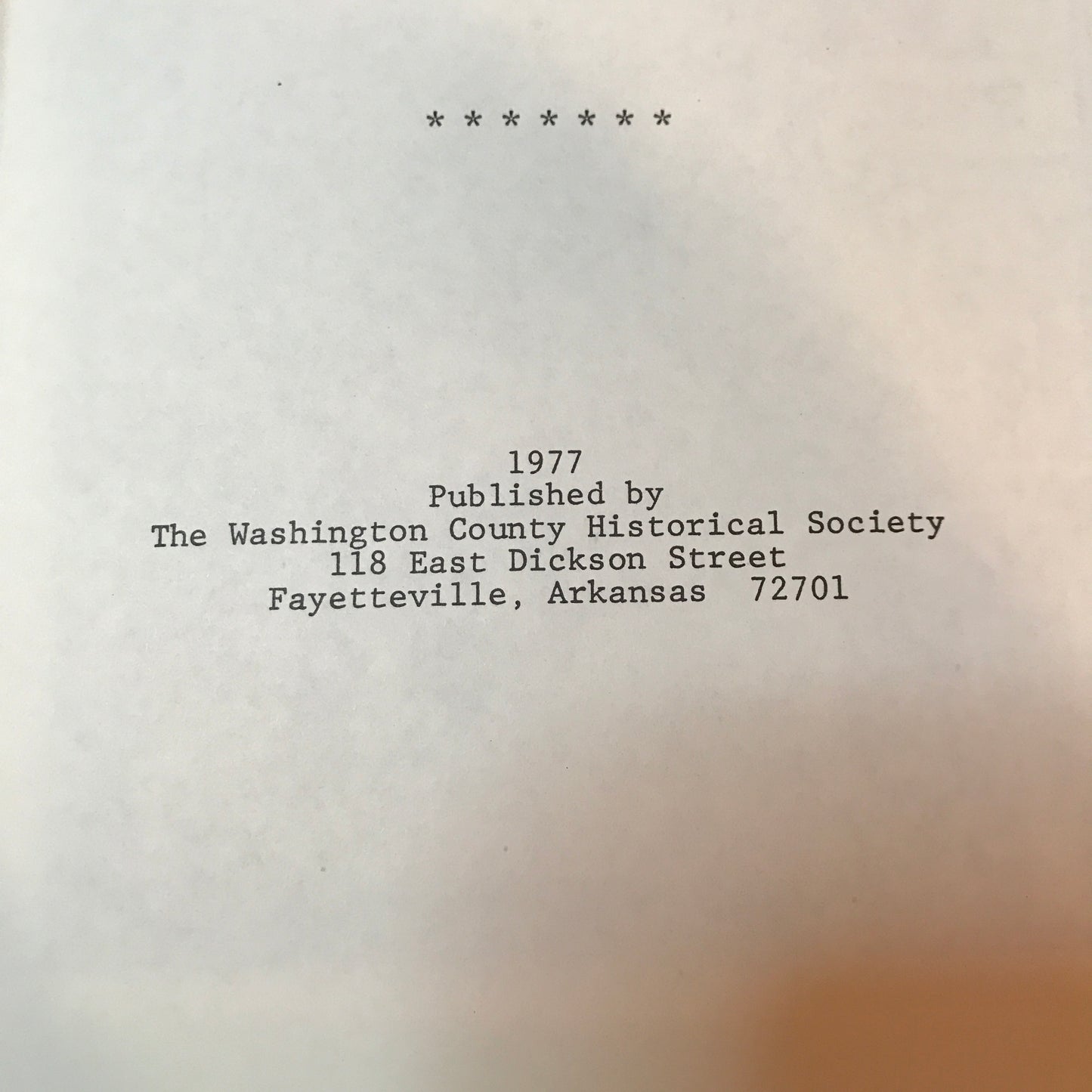 One Hundred Years of Fayetteville - William S. Campbell - 1977