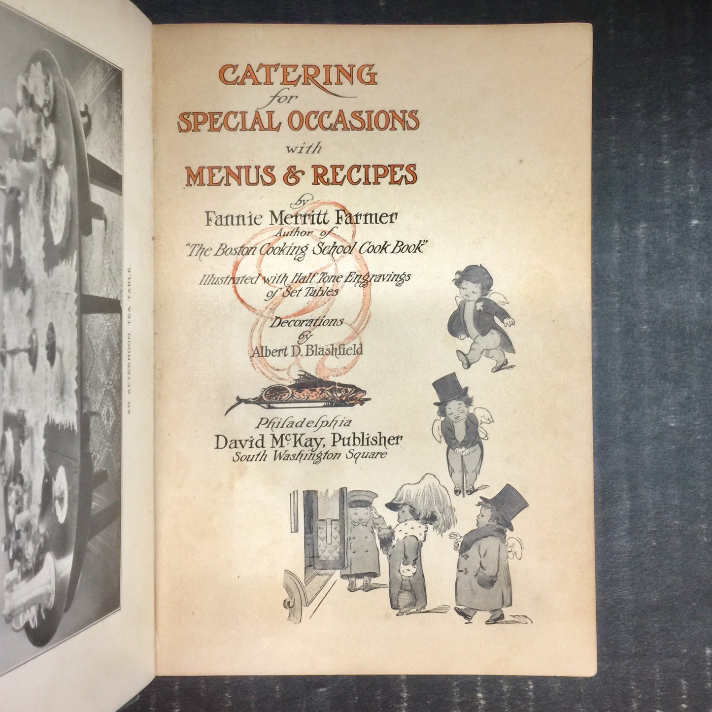 Catering for Special Occasions - Fannie Merritt Farmer - Early Print - Rare - 1911