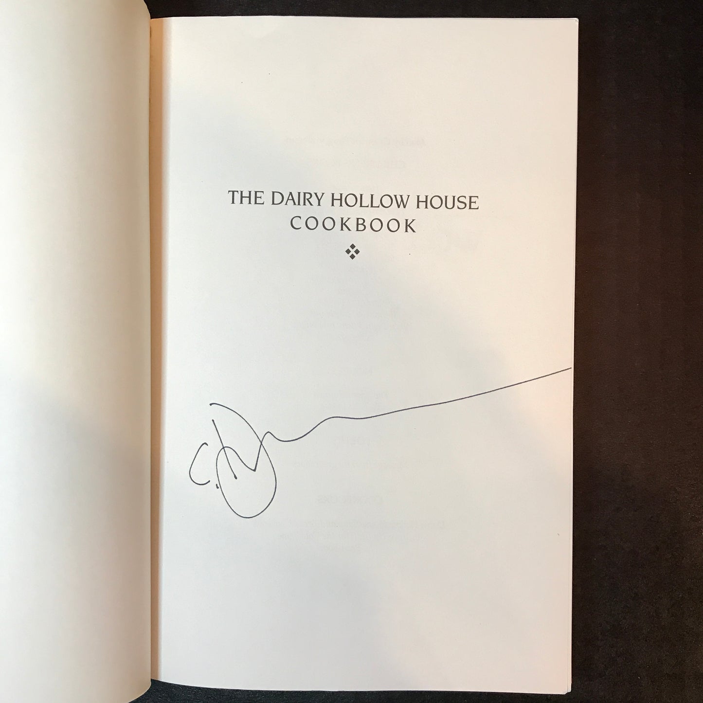 The Dairy Hollow House Cookbook - Crescent Dragonwagon & Jan Brown - Signed - 1992