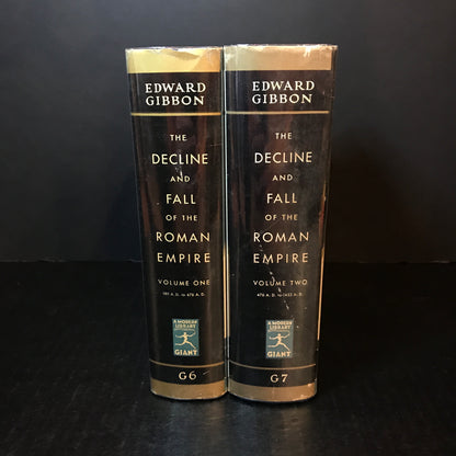 The Decline and Fall of the Roman Empire - Edward Gibbon - 2 Volumes - c. 1930's