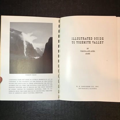 Illustrated Guide to Yosemite Valley - Virginia & Ansel Adams - 1949