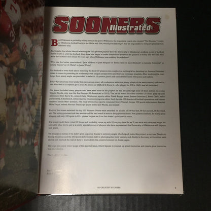 100 Greatest Sooners - Sooners Illustrated - Signed by Players on the Cover - 2004