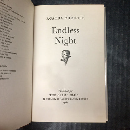 Endless Night - Agatha Christie - First Thus Edition - 1967