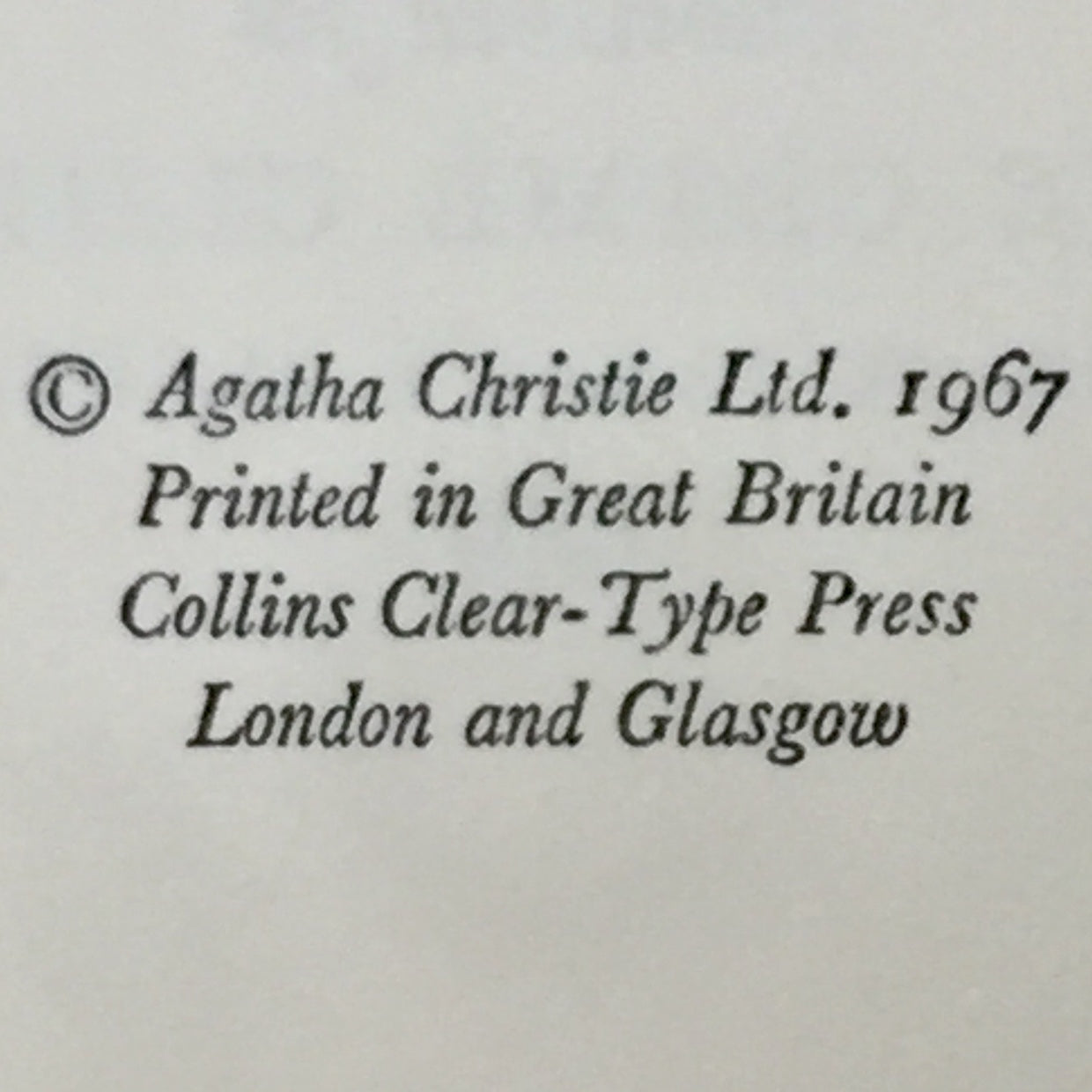 Endless Night - Agatha Christie - First Thus Edition - 1967