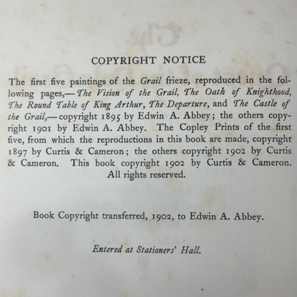 The Quest of the Holy Grail - Edwin Austin Abbey - 1902