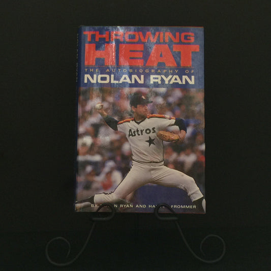 Throwing Heat - Nolan Ryan - Signed - First Edition - 1988