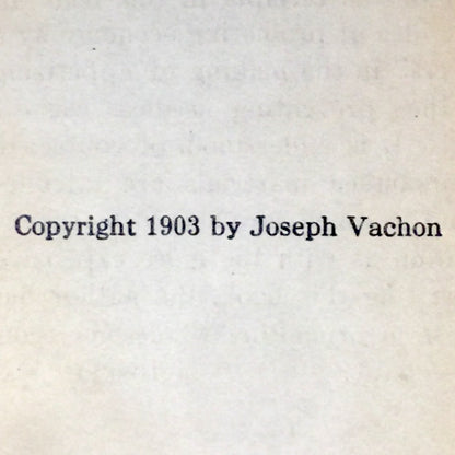 Vachon's Book of Economical Soups and Entrees - Joseph Vachon - 1903