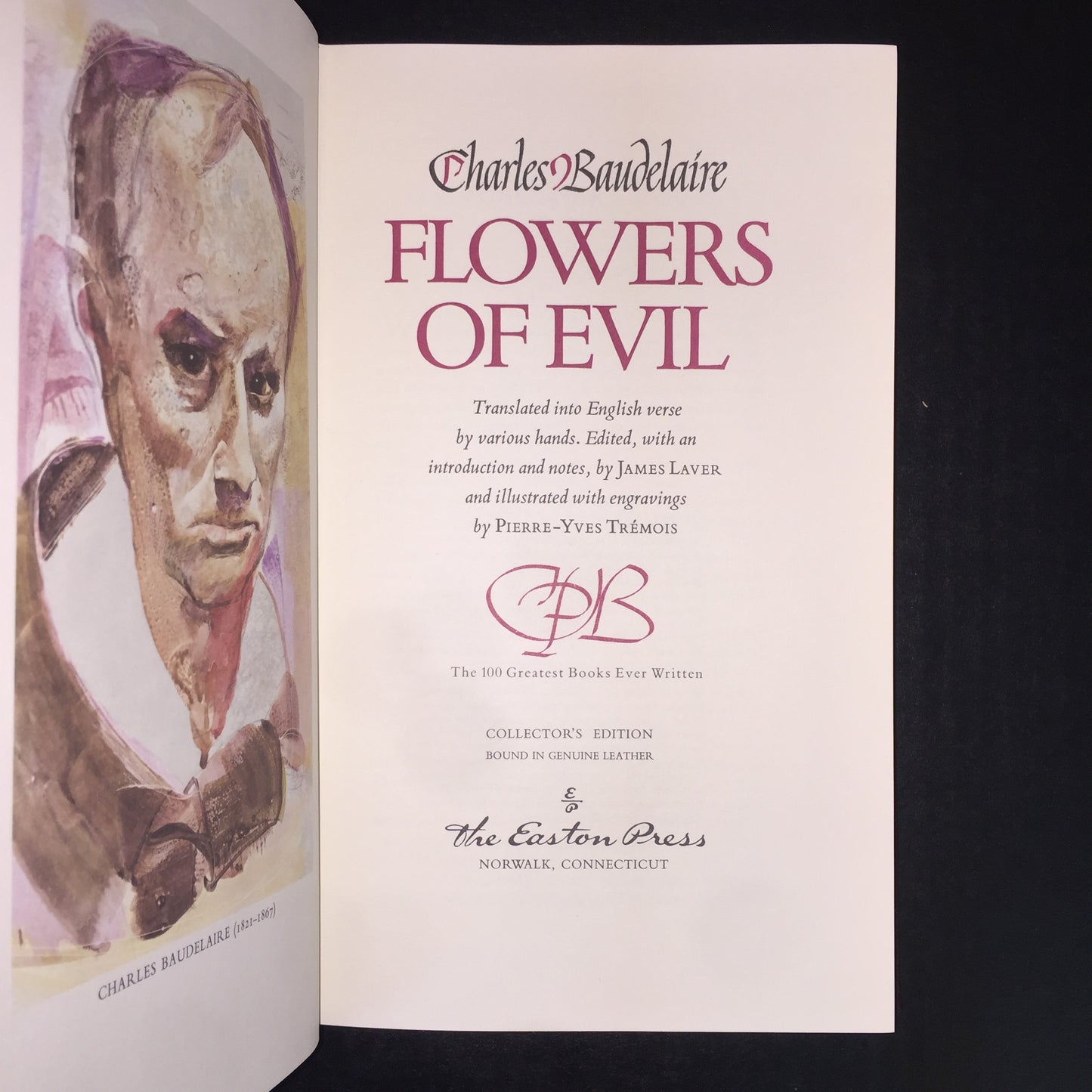 The Flowers of Evil - Charles Baudelaire - Easton Press - 1977