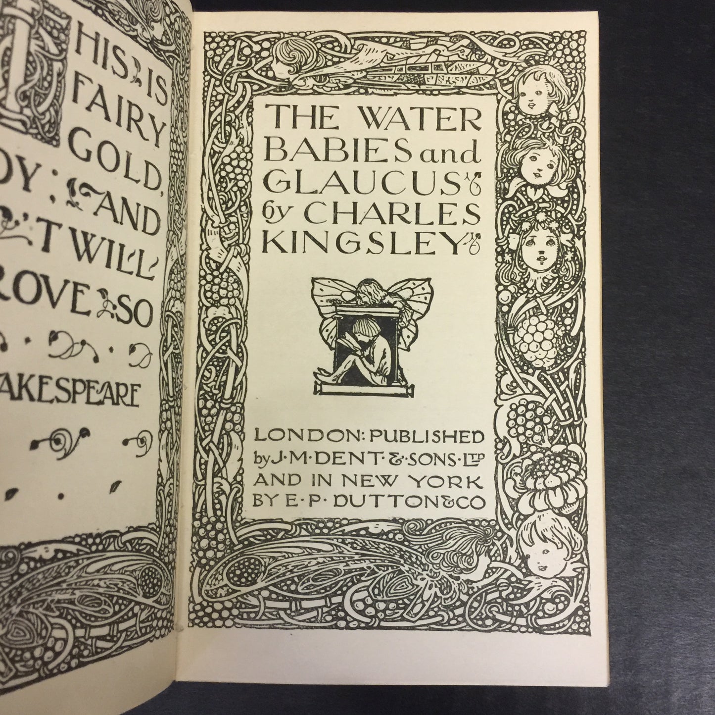 The Water Babies and Glaucus - Charles Kingsley - Early Print - 1910