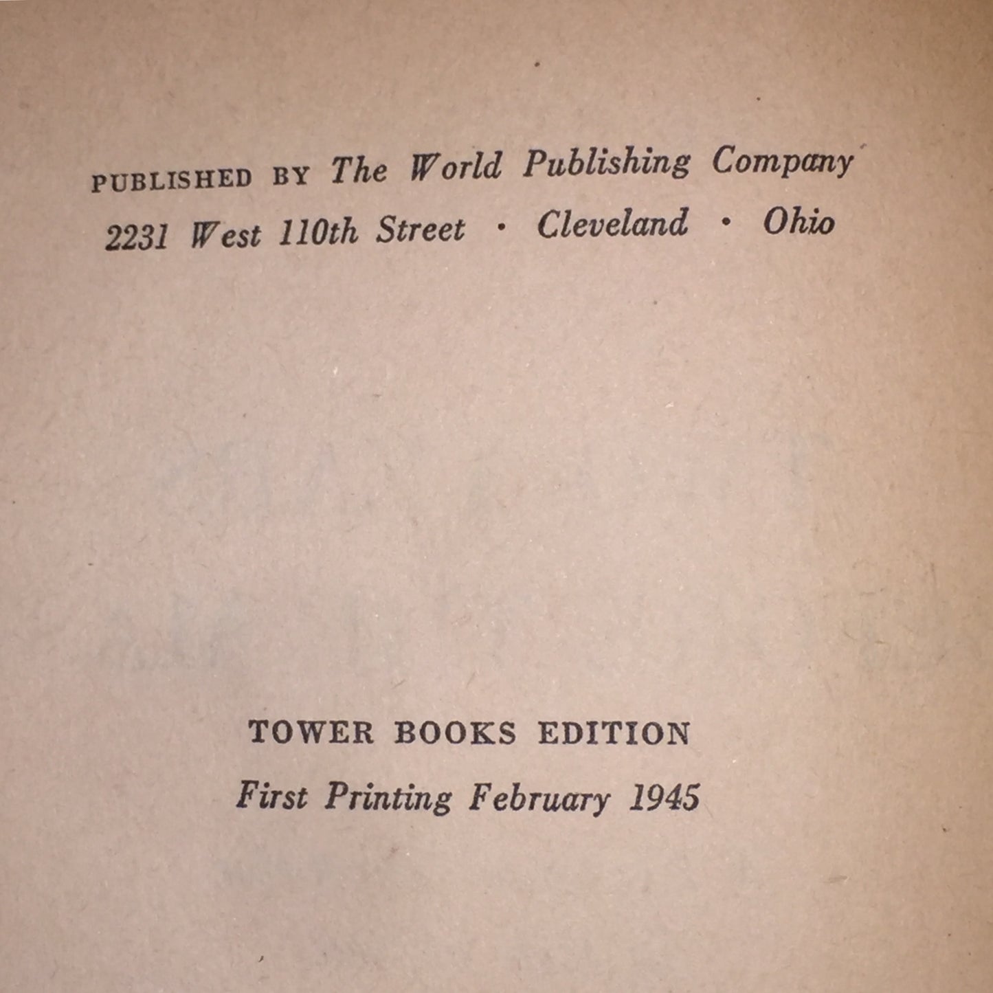 Two Years Before the Mast - Richard Henty Dana - Teleplay/Movie Edition - 1945