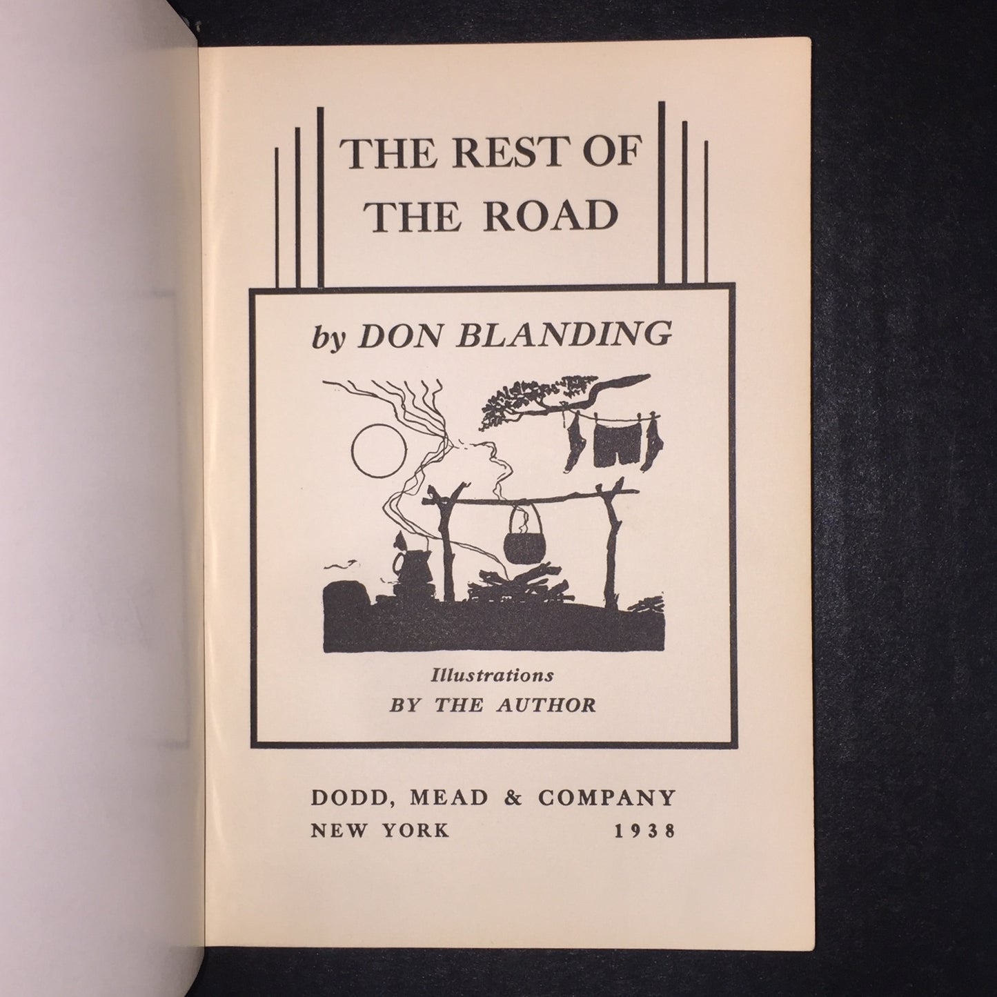 The Rest of the Road - Don Blanding - 3rd Print - Signed - 1938