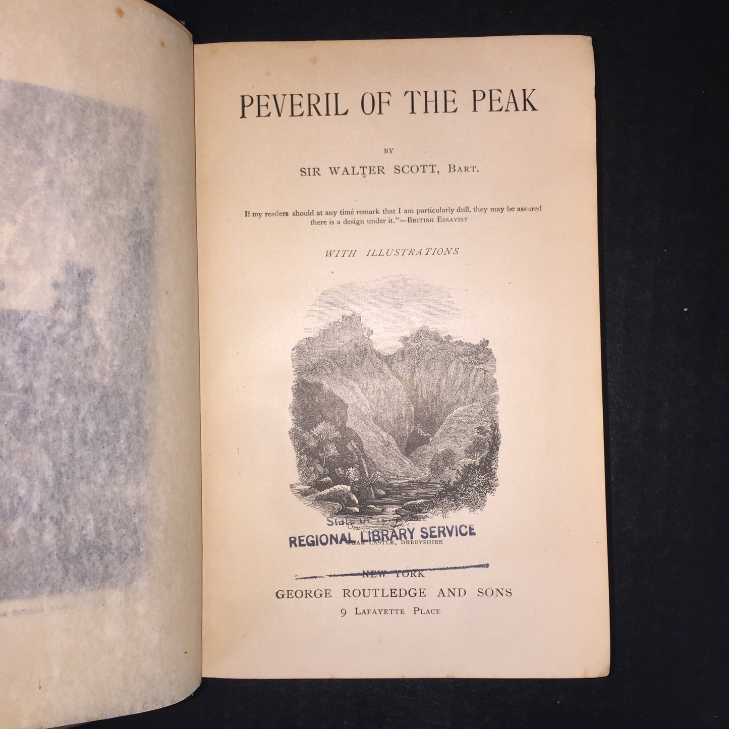 Peveril of the Peak - Sir Walter Scott - circa 1890s