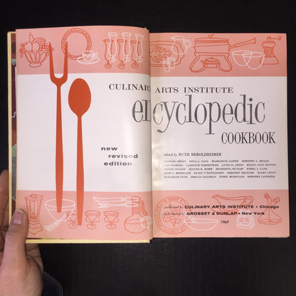 Encyclopedic Cookbook - Culinary Arts Institute - 1969