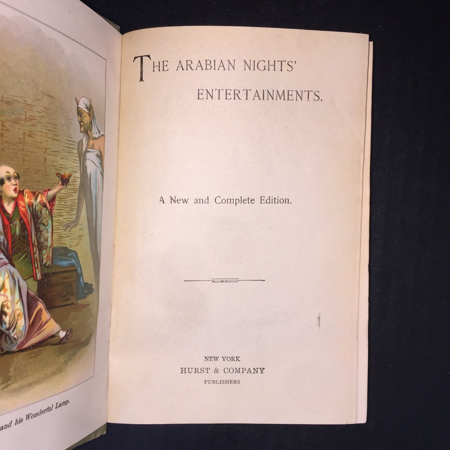 The Arabian Night's Entertainments - Hurst & Company Publishers - circa 1900s