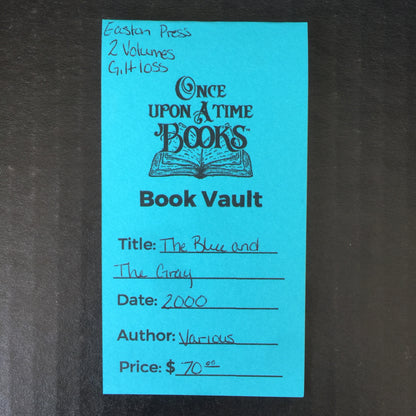The Blue and The Gray - Various Authors - Easton Press - Two Volumes - 2000