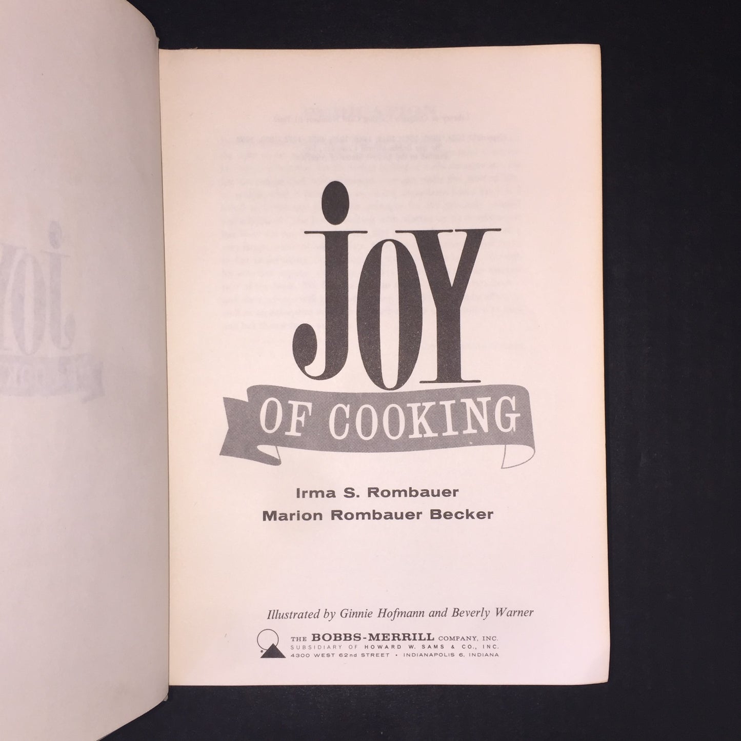 Joy of Cooking - Irma S. Rombauer and Marion Rombauer Becker - 1962