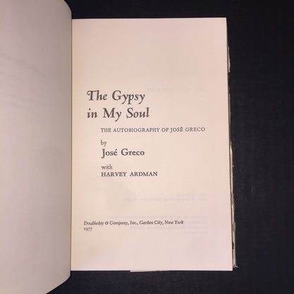 The Gypsy in My Soul - Jose Greco - Signed - 1977