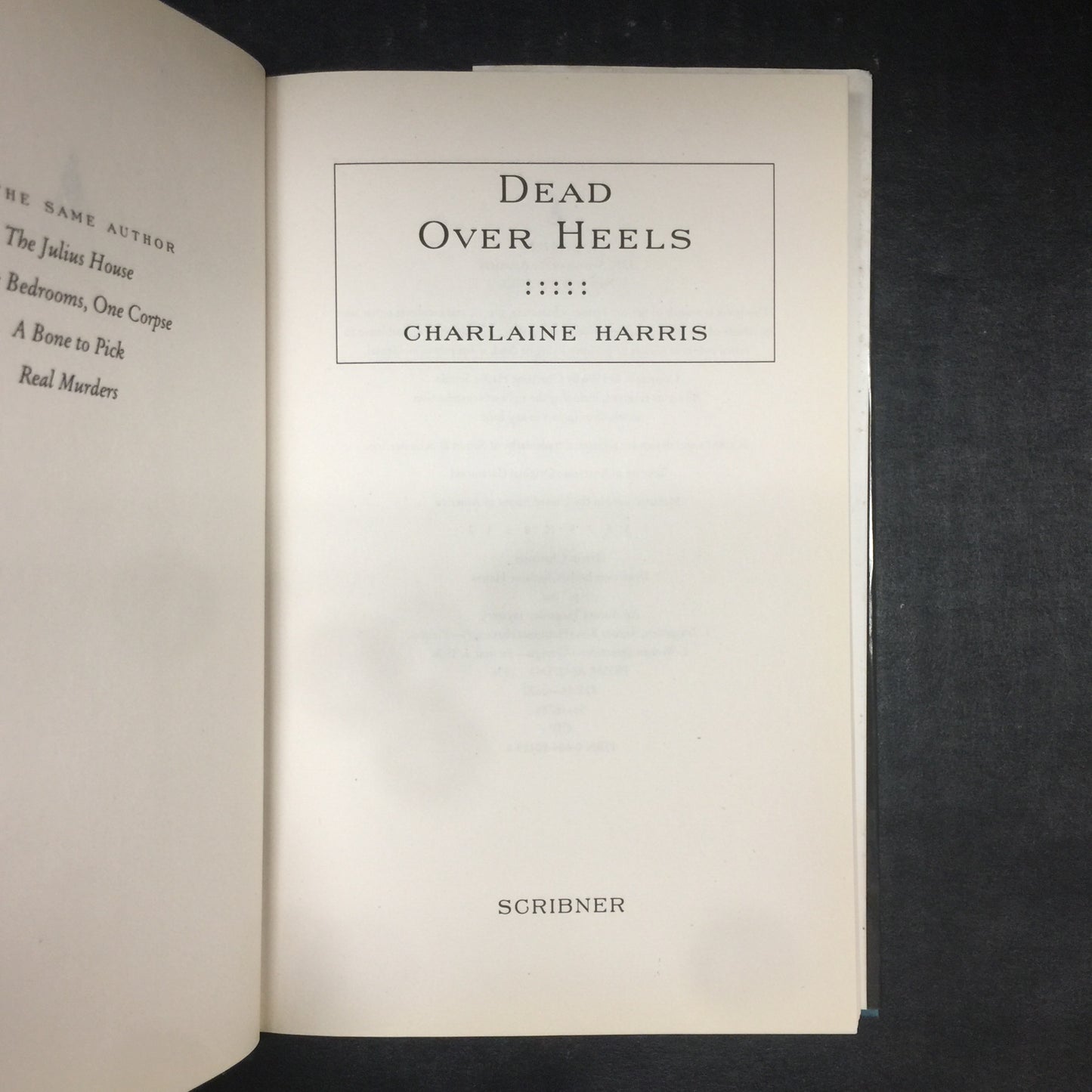 Dead Over Heels - Charlaine Harris - First Edition - 1996