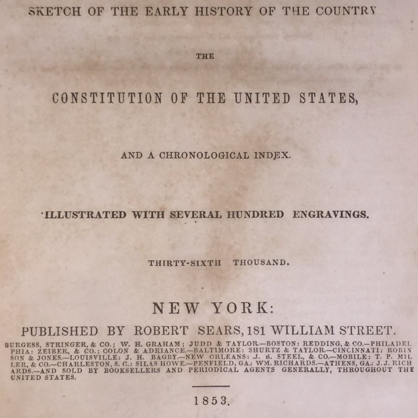 The Pictorial History of the American Revolution - Robert Sears - Later Print - 1853