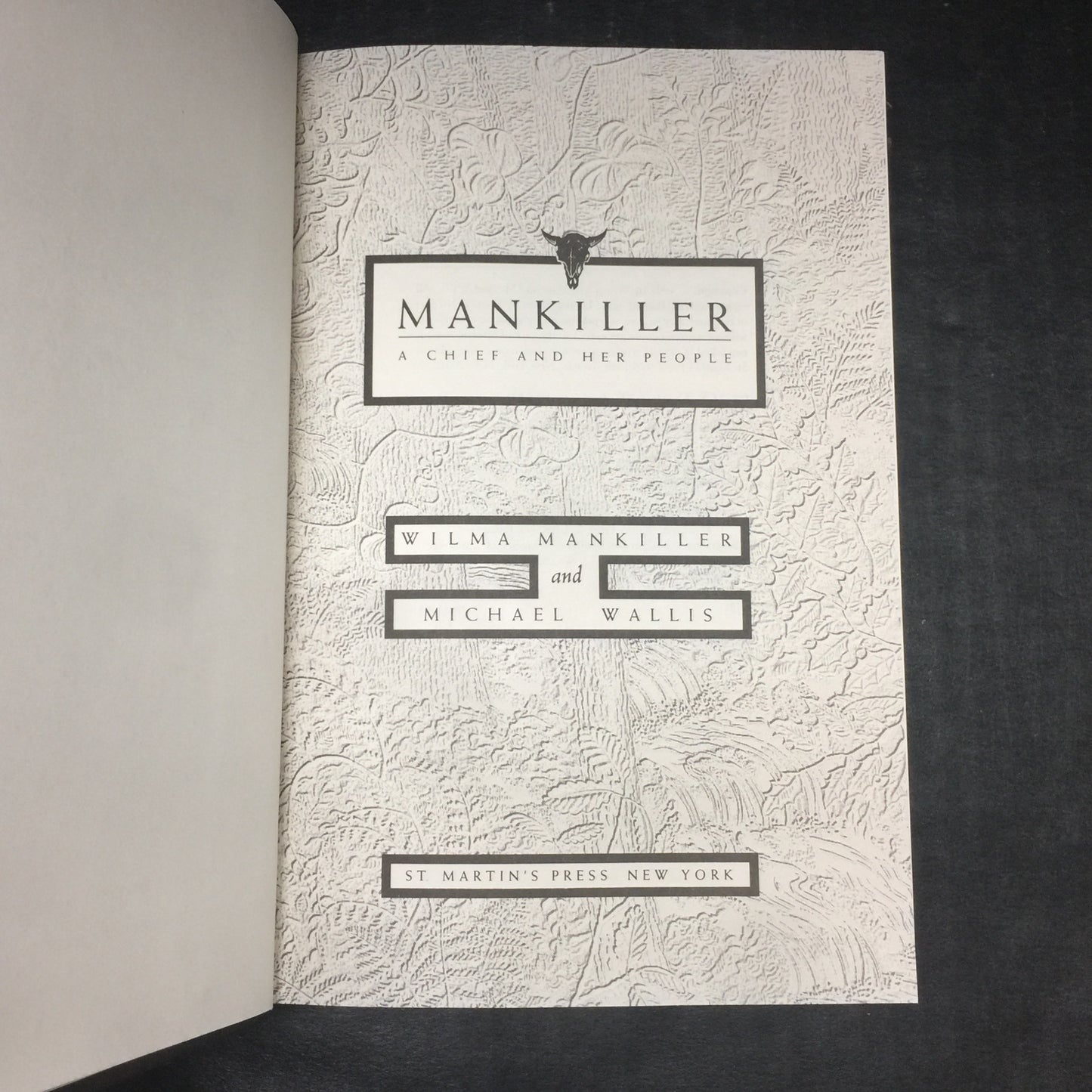 Mankiller - Wilma Mankiller and Michael Wallis - Signed by Author - First Edition - 1993