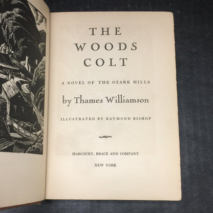 The Woods Colt - Thames Williamson - First Edition - 1933