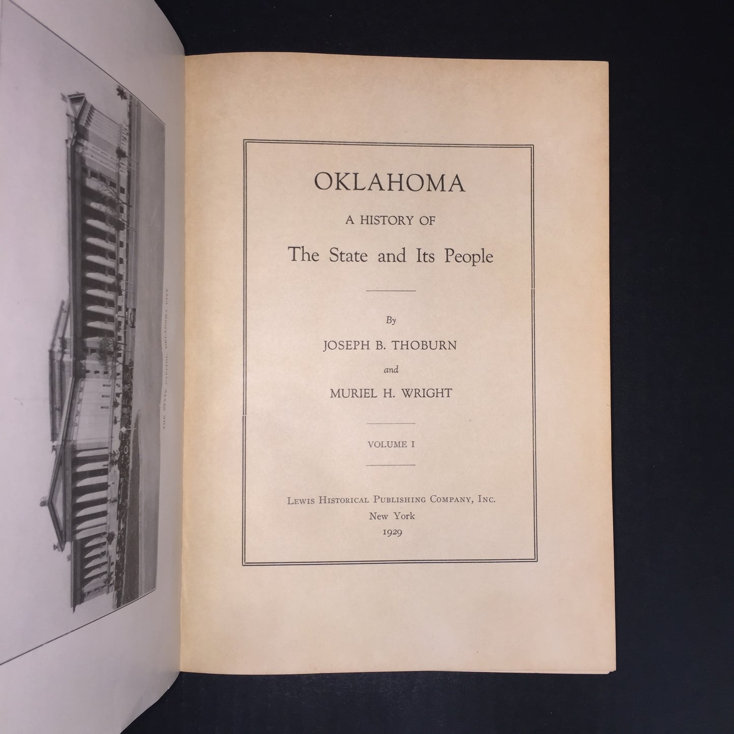 Oklahoma: A History - Joseph B. Thoburn and Muriel H. Wright - Volume 1 of 4 - 1929