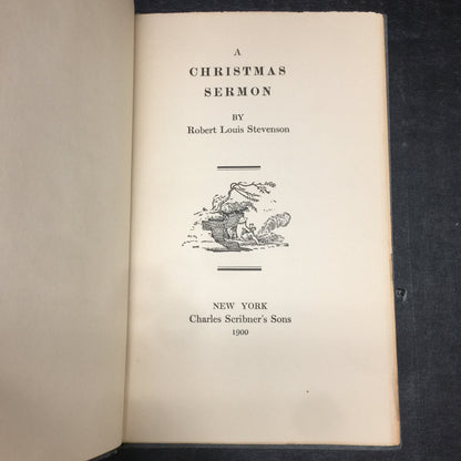 A Christmas Sermon - Robert Louis Stevenson - 1900