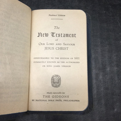 The New Testament - National Publishing Company - 1943