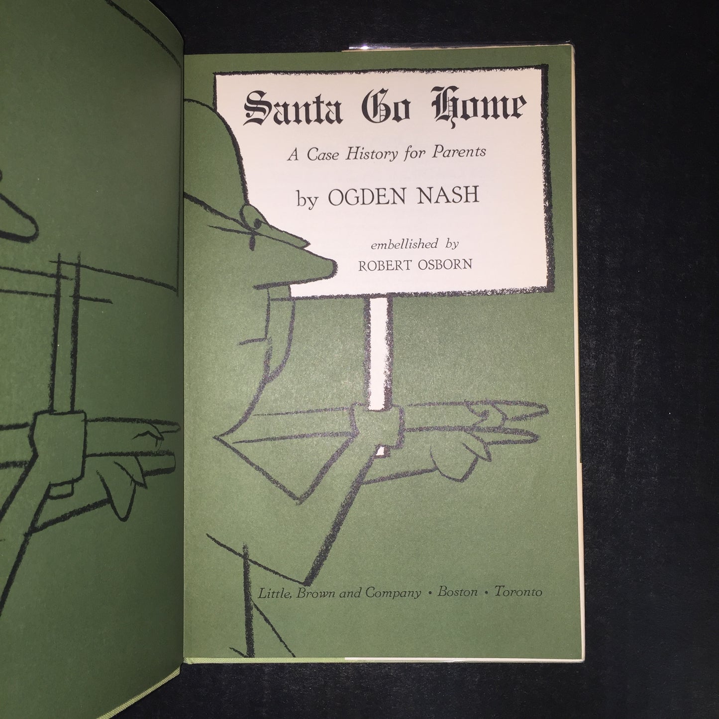 Santa Go Home - Ogden Nash - 1st Edition - 1967