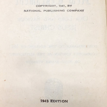 The New Testament - National Publishing Company - 1943