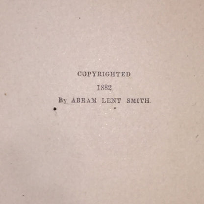 The Romaunt of Lady Helen Clyde - Abram Lent Smith - 1st Edition - 1882